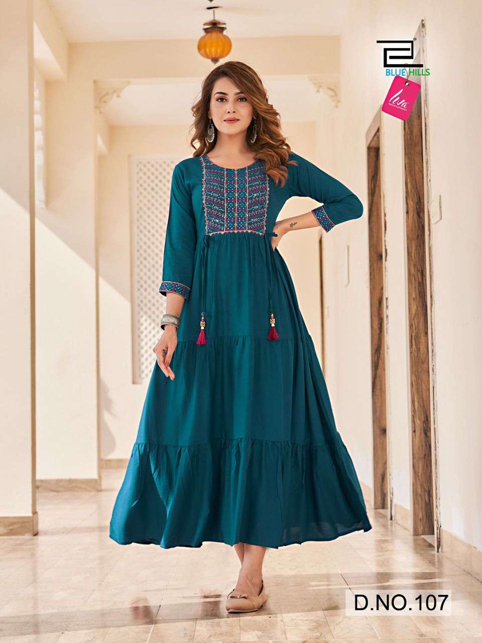 BLUE HILLS JASMINE DESIGNER RAYON GOWNS LATEST CATALOGUE (3)